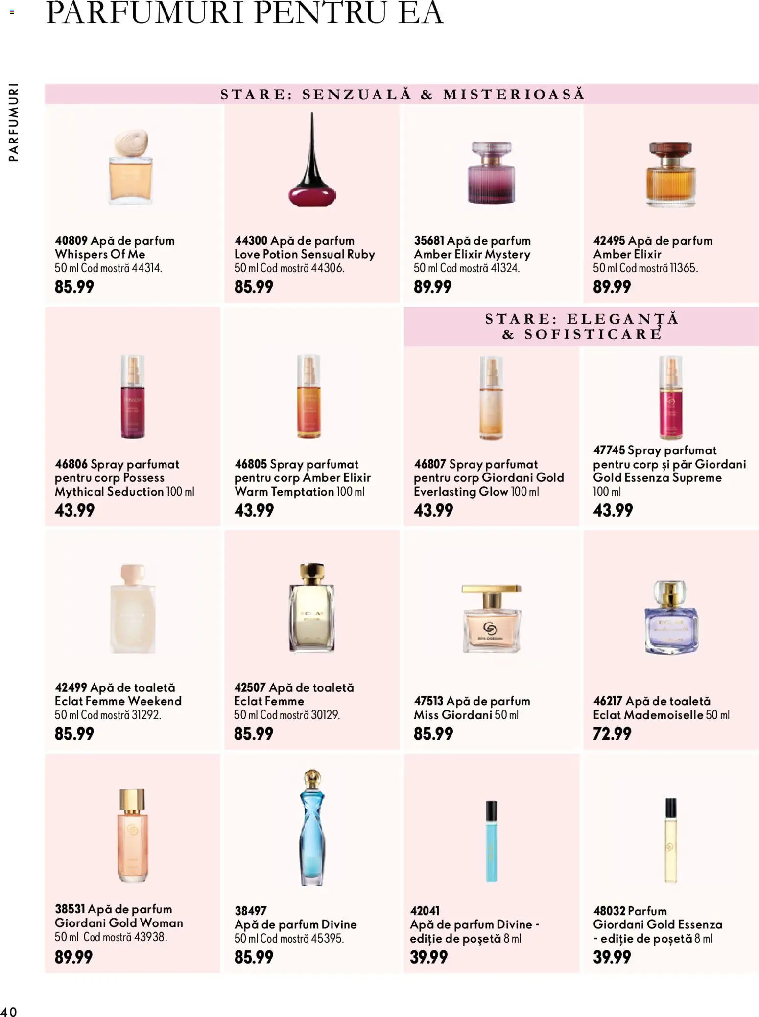 Previzualizarea de cataloage: Oriflame Oriflame Catalog 15 2026 valabil de la 11.11.2026 - Apă, Parfum, Toaletă, Elixir, Apă de parfum, Apă de toaletă