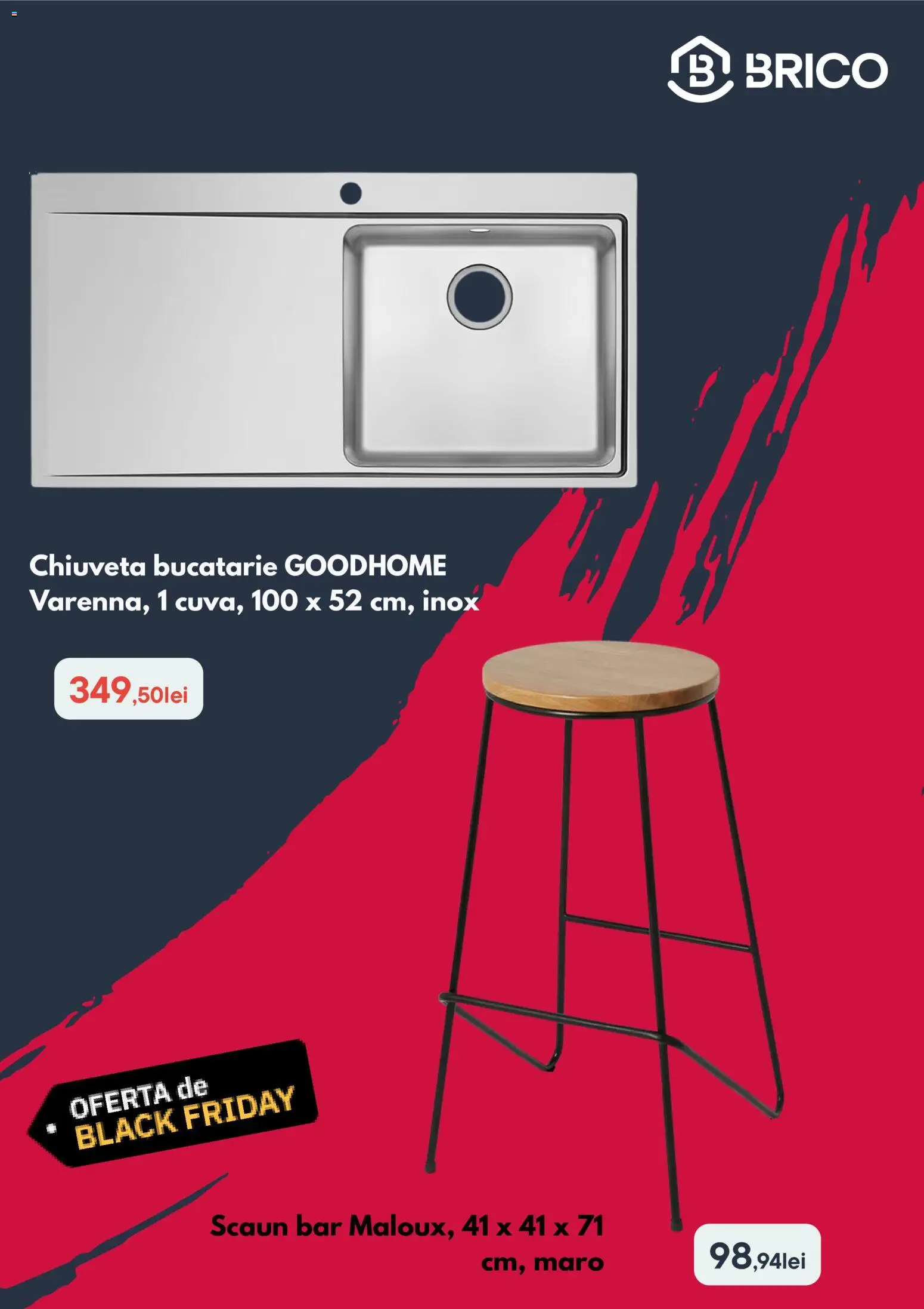 Previzualizarea de cataloage: Brico Depot Brico Depot Black Friday valabil de la 29.10.2026