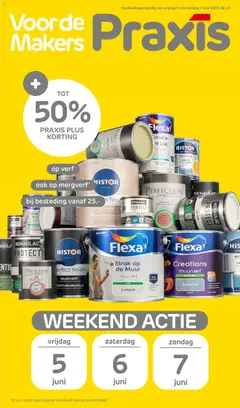Voorbeeld van Praxis folder - Weekend actie van winkel Praxis geldig vanaf 05-06-2026