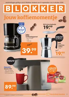 Voorbeeld van Blokker folder van winkel Blokker geldig vanaf 21-09-2026