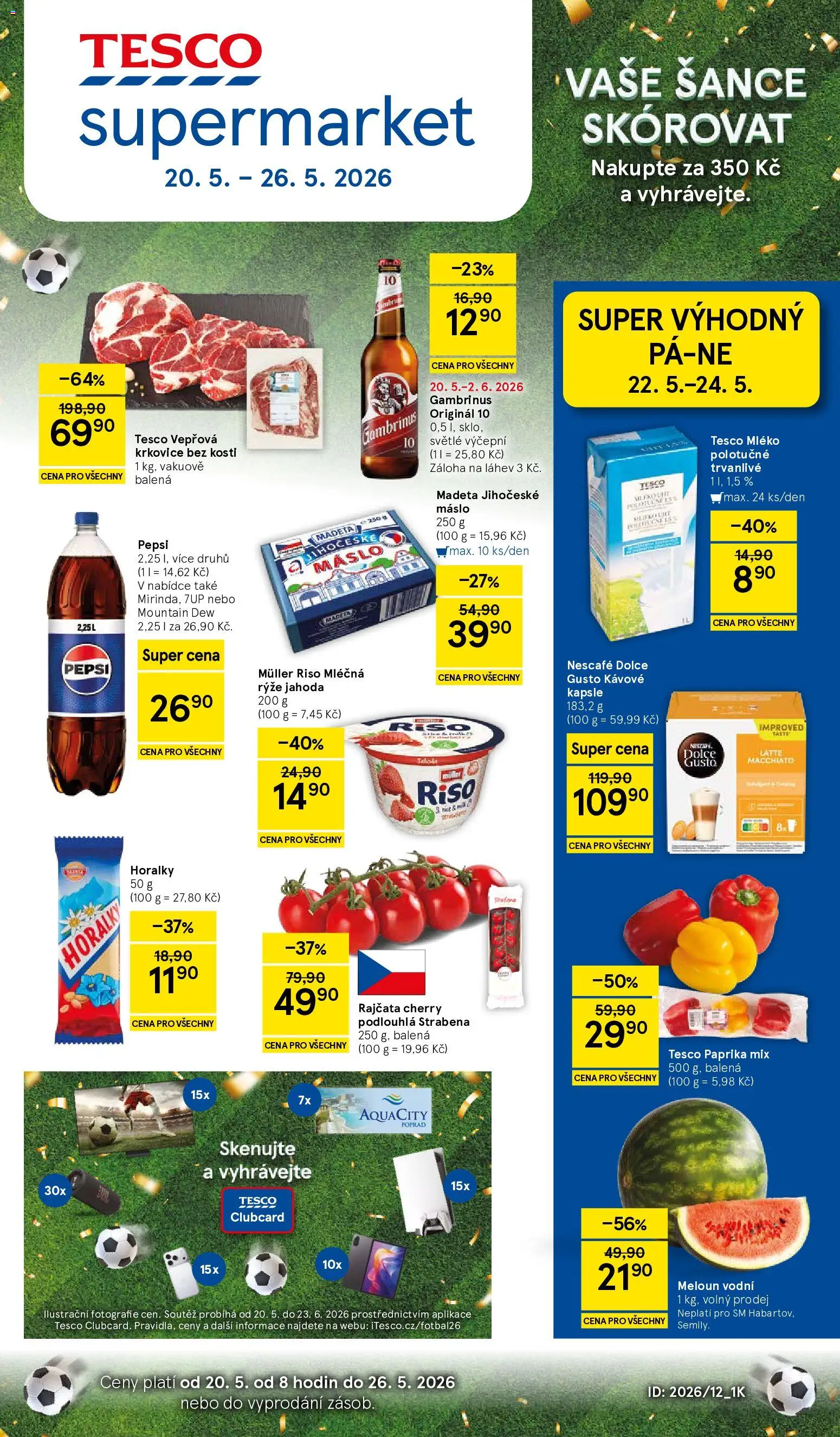 Náhled nabídky: Tesco Tesco leták - Supermarket platný od 20.05.2026