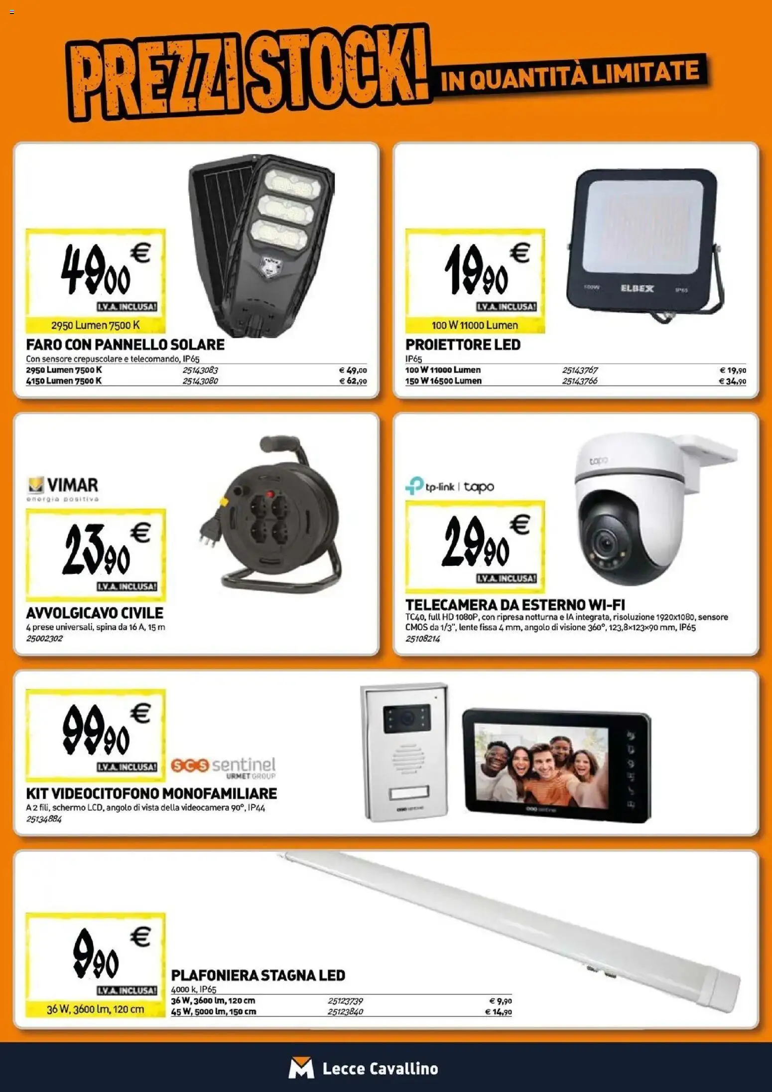 Anteprima dell'opuscolo TECNOMAT catalogo Cavallino dal negozio TECNOMAT valido da 29/10/2026 - Videocamera, Schermo