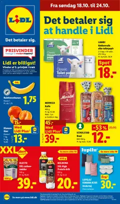Eksempel på tilbudsavis Lidl - Tilbudsavis uge 42 fra butik Lidl gyldig fra 18/10/2026