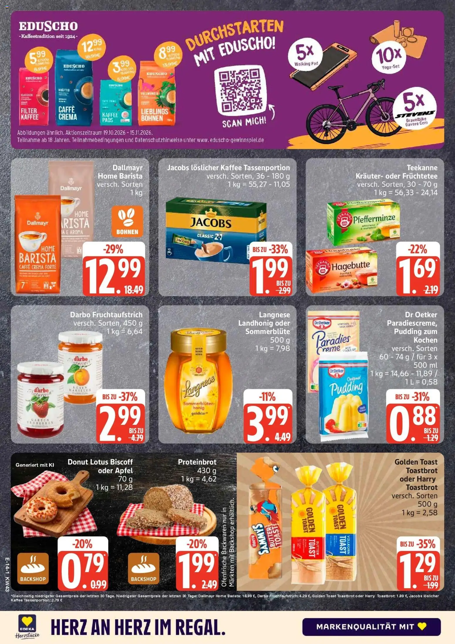 Vorschau von dem Prospekt des Geschäftes Edeka, gültig ab dem 19.10.2026