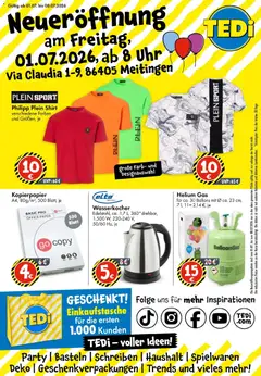 Vorschau von dem Prospekt des Geschäftes TEDi, gültig ab dem 26.06.2026