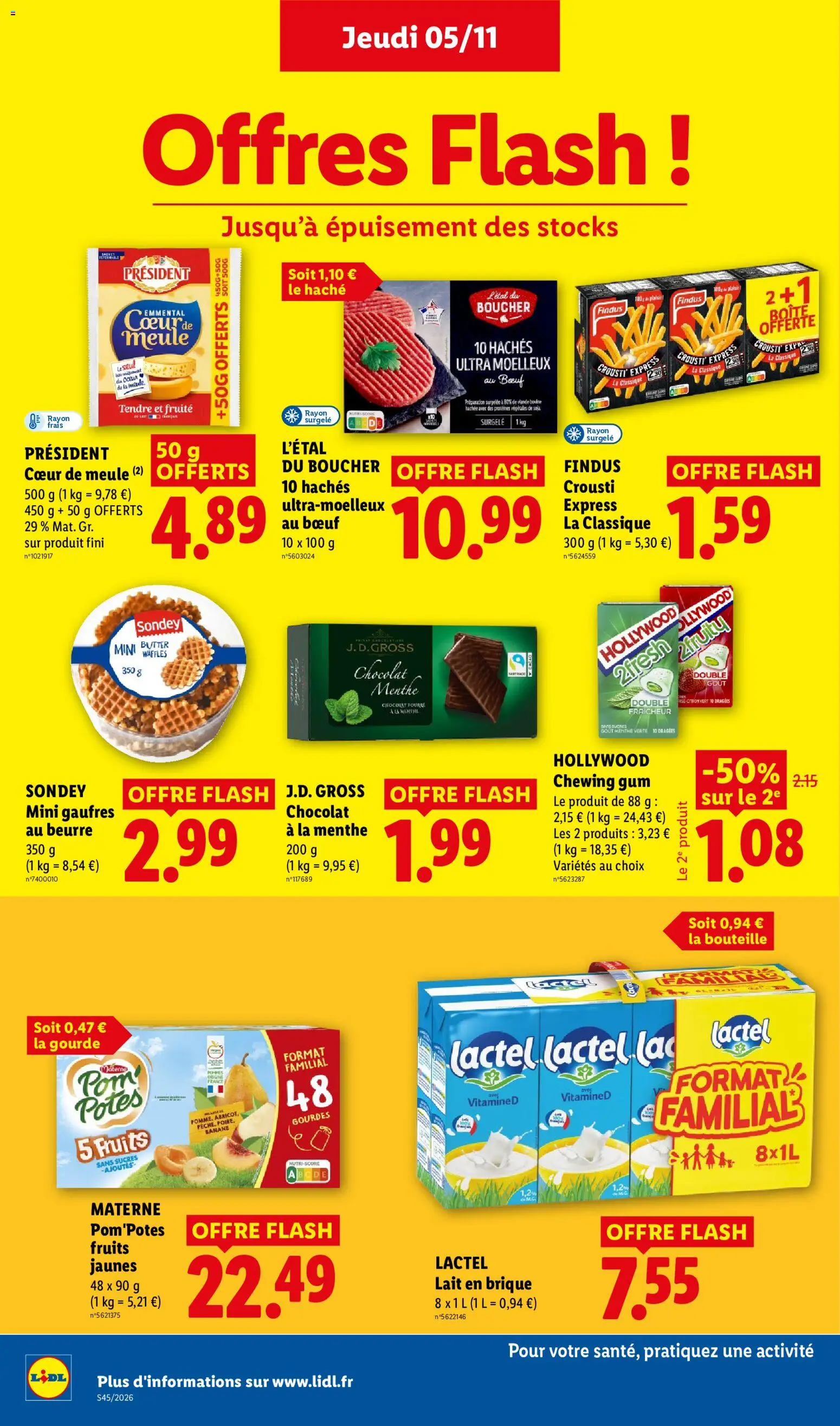 Prévisualisation de LIDL catalogue du magasin LIDL formulaire valide 05/11/2026