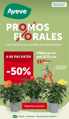 Prévisualisation de Aveve Publicité du magasin Aveve formulaire valide 20/05/2026