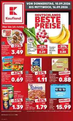 Vorschau von dem Prospekt des Geschäftes Kaufland, gültig ab dem 10.09.2026