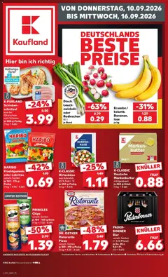 Vorschau von dem Prospekt des Geschäftes Kaufland, gültig ab dem 10.09.2026