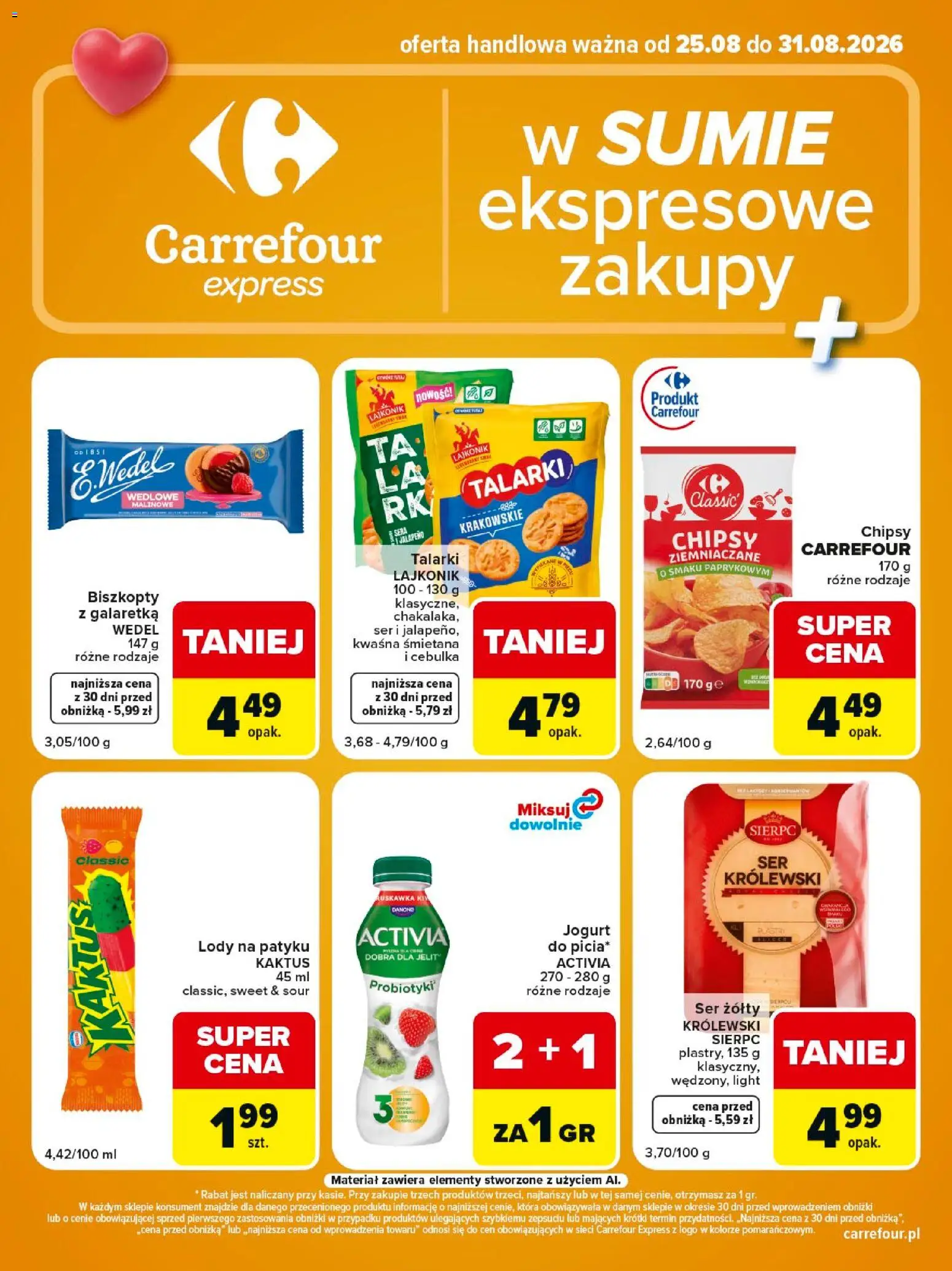 Pogląd gazetki "Carrefour gazetka - Express II" ze sklepu Carrefour ważnej od 25.08.2026
