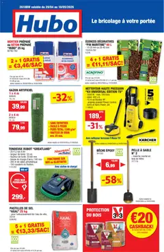 Voorbeeld van Hubo Publicité van winkel Hubo geldig vanaf 29/04/2026