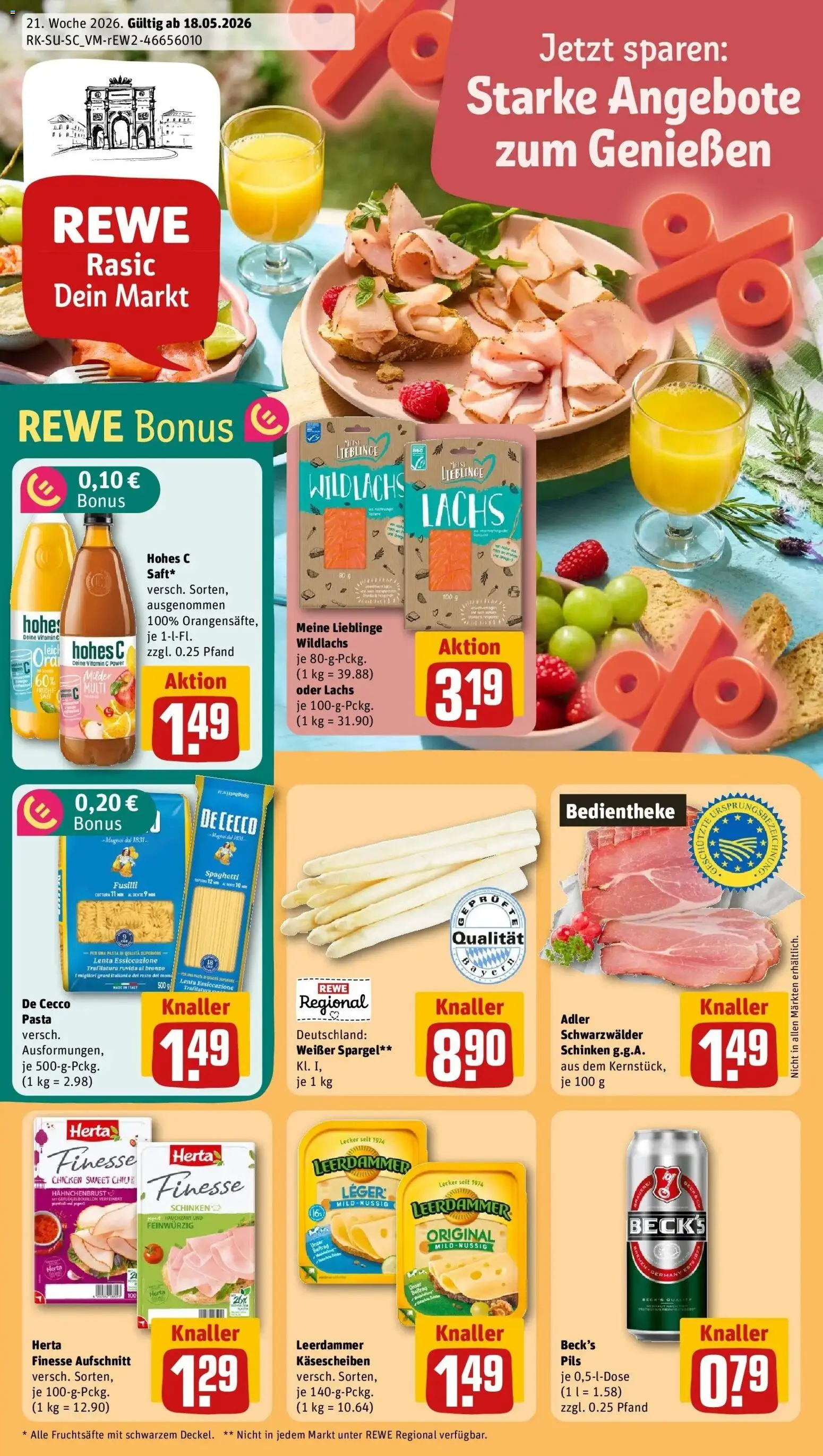 Vorschau von dem Prospekt des Geschäftes Rewe, gültig ab dem 18.05.2026