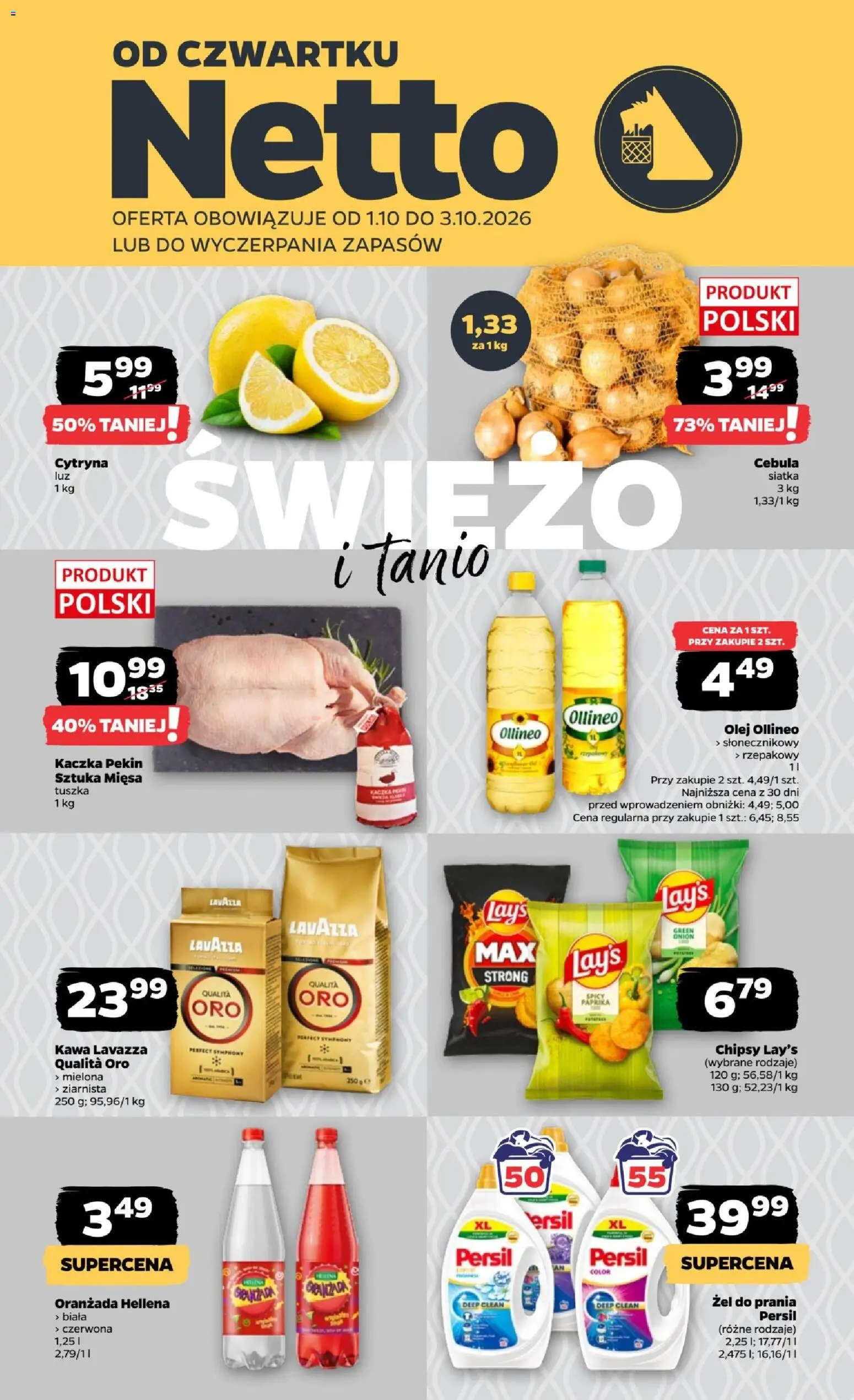 Pogląd gazetki "Netto gazetka od czwartku" ze sklepu Netto ważnej od 01.10.2026