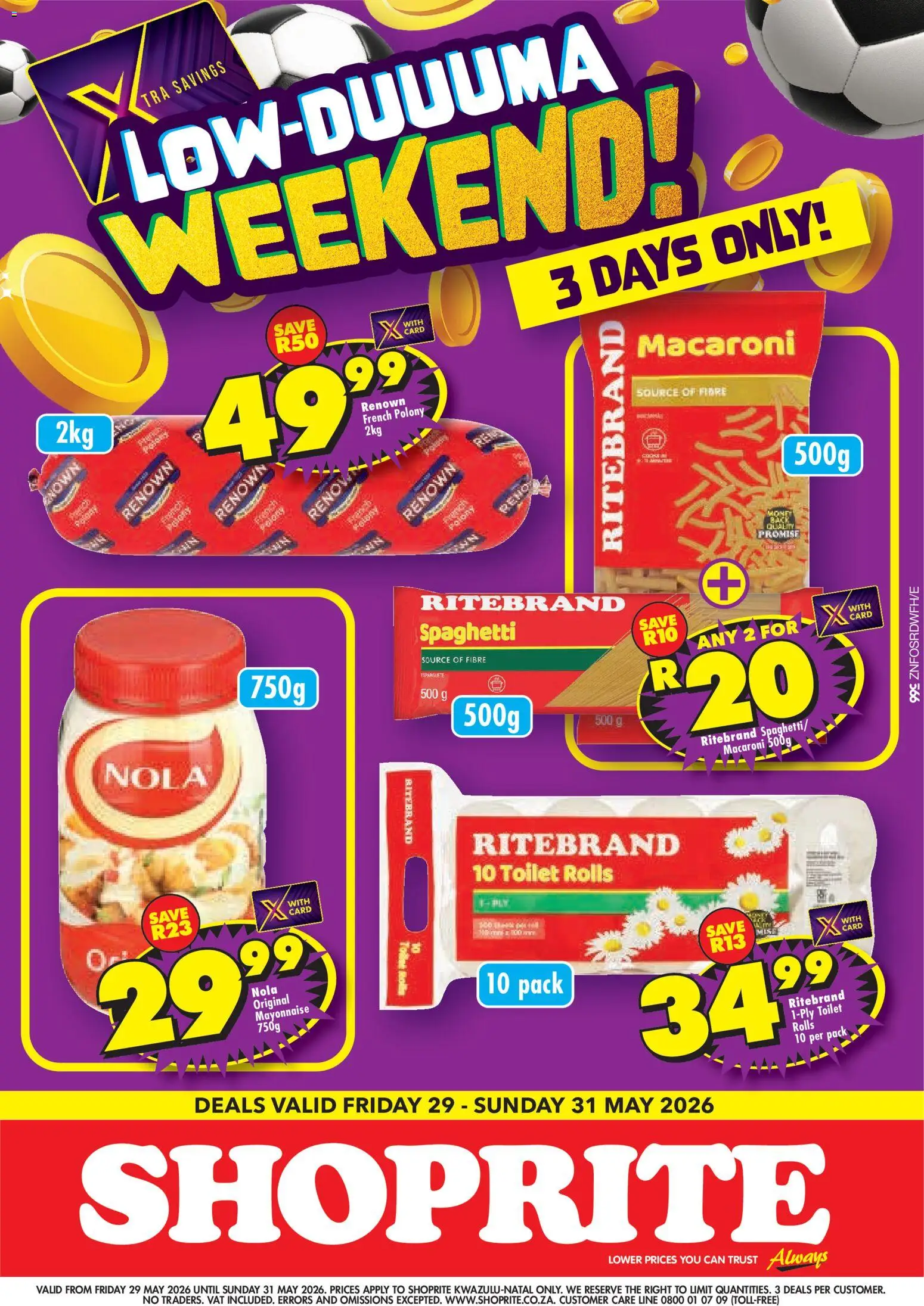 Preview of Shoprite flyer valid from 29/05/2026