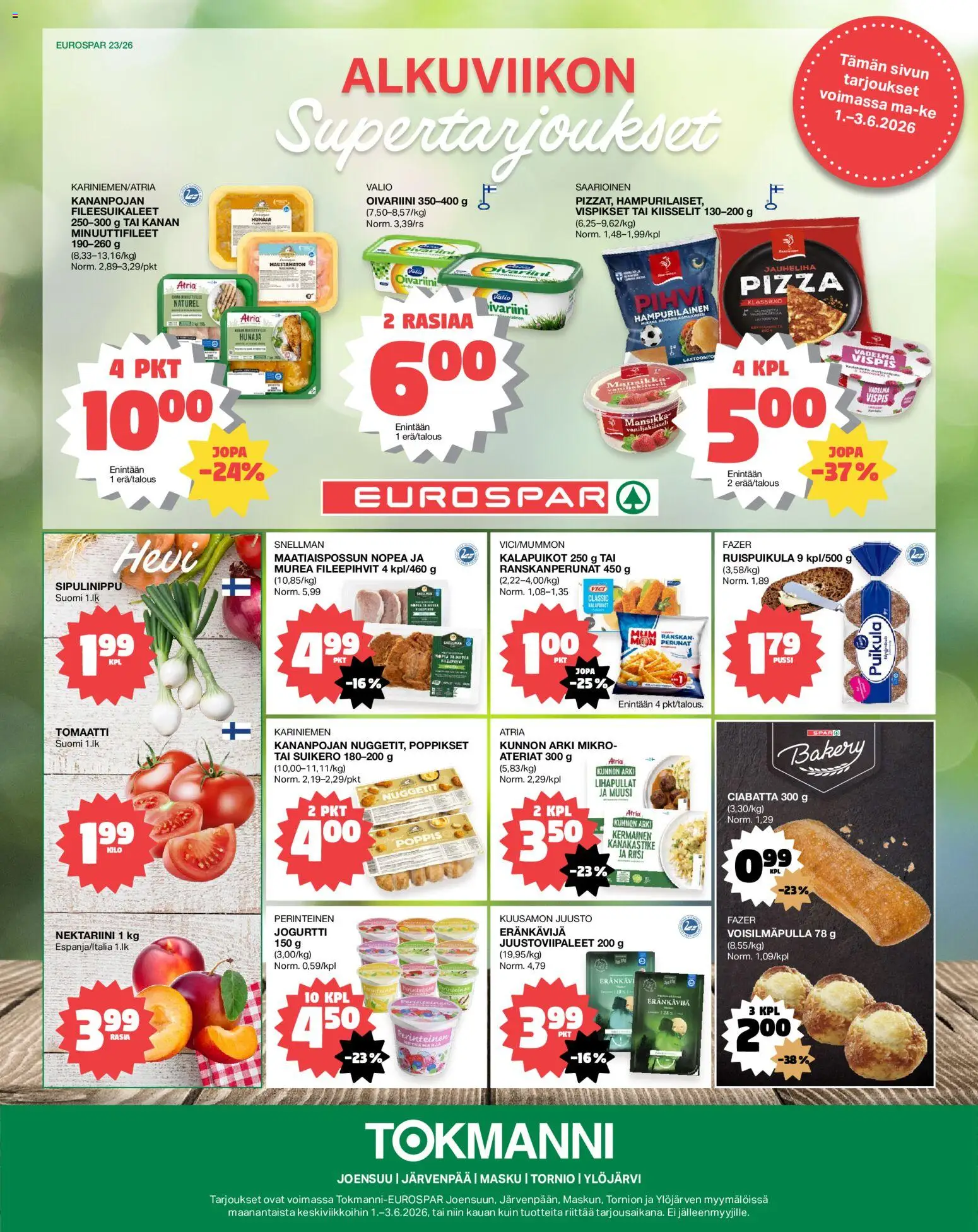 Kaupan Tokmanni Tokmanni - EUROSPAR esikatselu, voimassa 01/06/2026