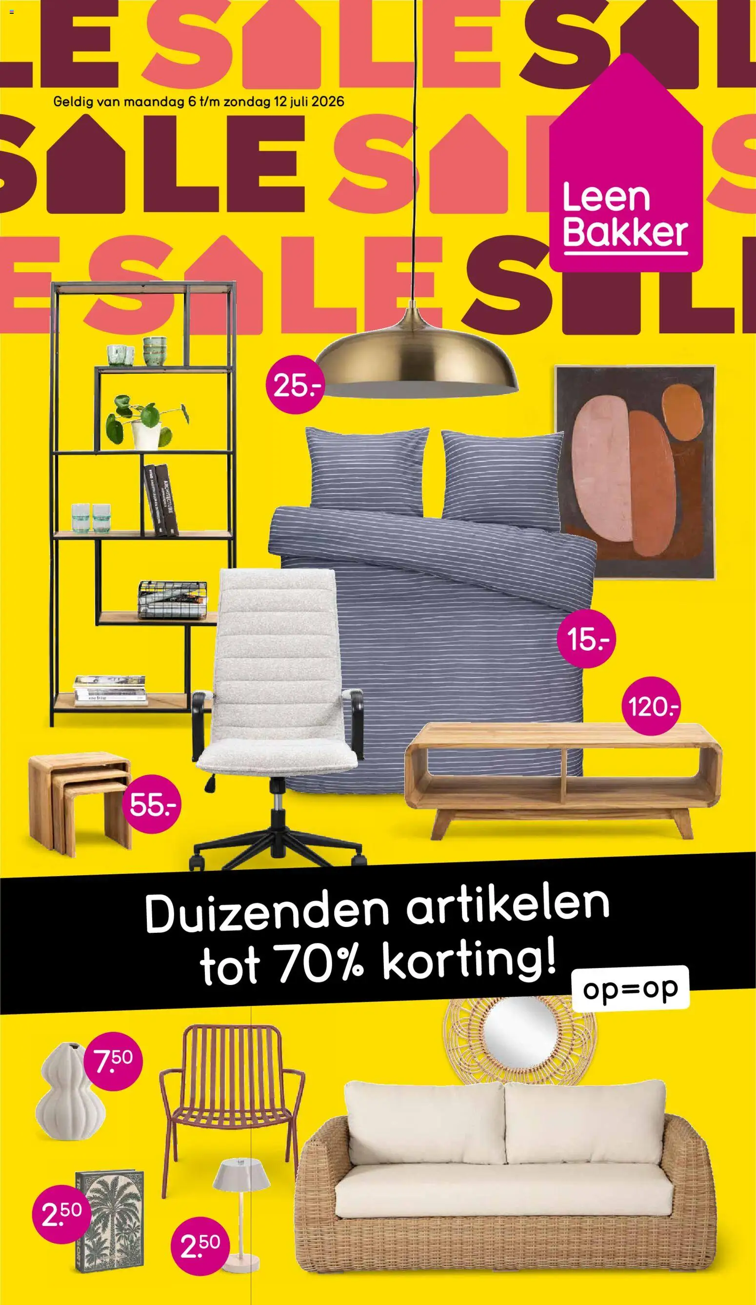 Voorbeeld van Leen Bakker folder van winkel Leen Bakker geldig vanaf 06-07-2026