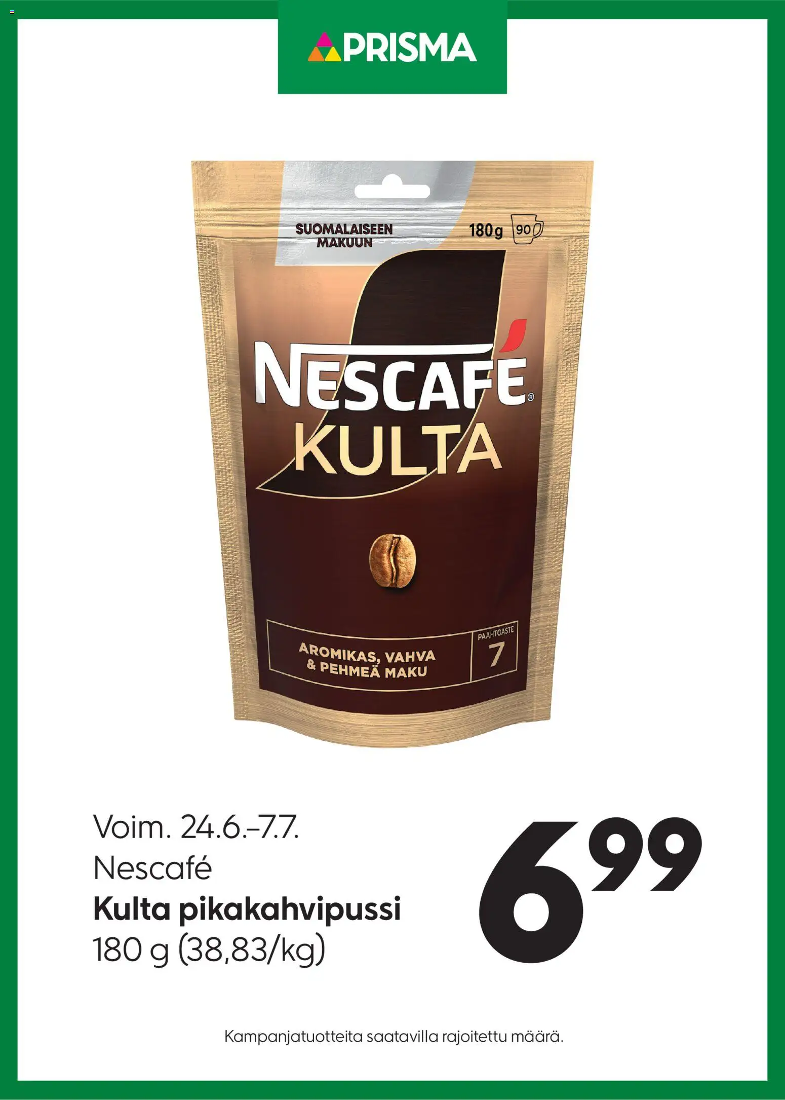 Kaupan Prisma Prisma tarjoukset Nescafé esikatselu, voimassa 24/06/2026