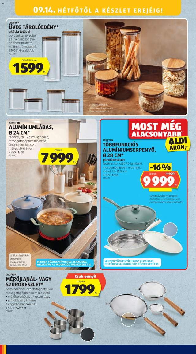 Új Aldi akciós újság 09.10.