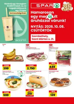 Spar - Spar Szombathely üzlet újranyitás megtekintése, amely érvényes 2026.10.08.-től
