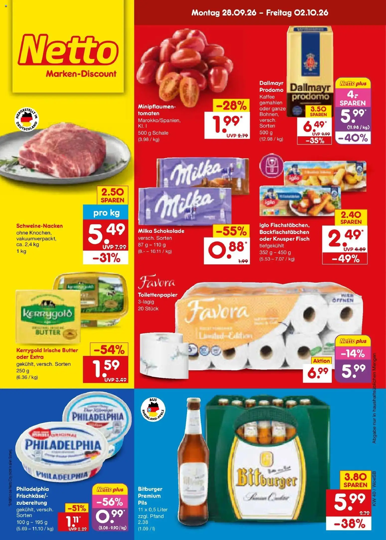 Vorschau von dem Prospekt des Geschäftes Netto Marken-Discount, gültig ab dem 28.09.2026