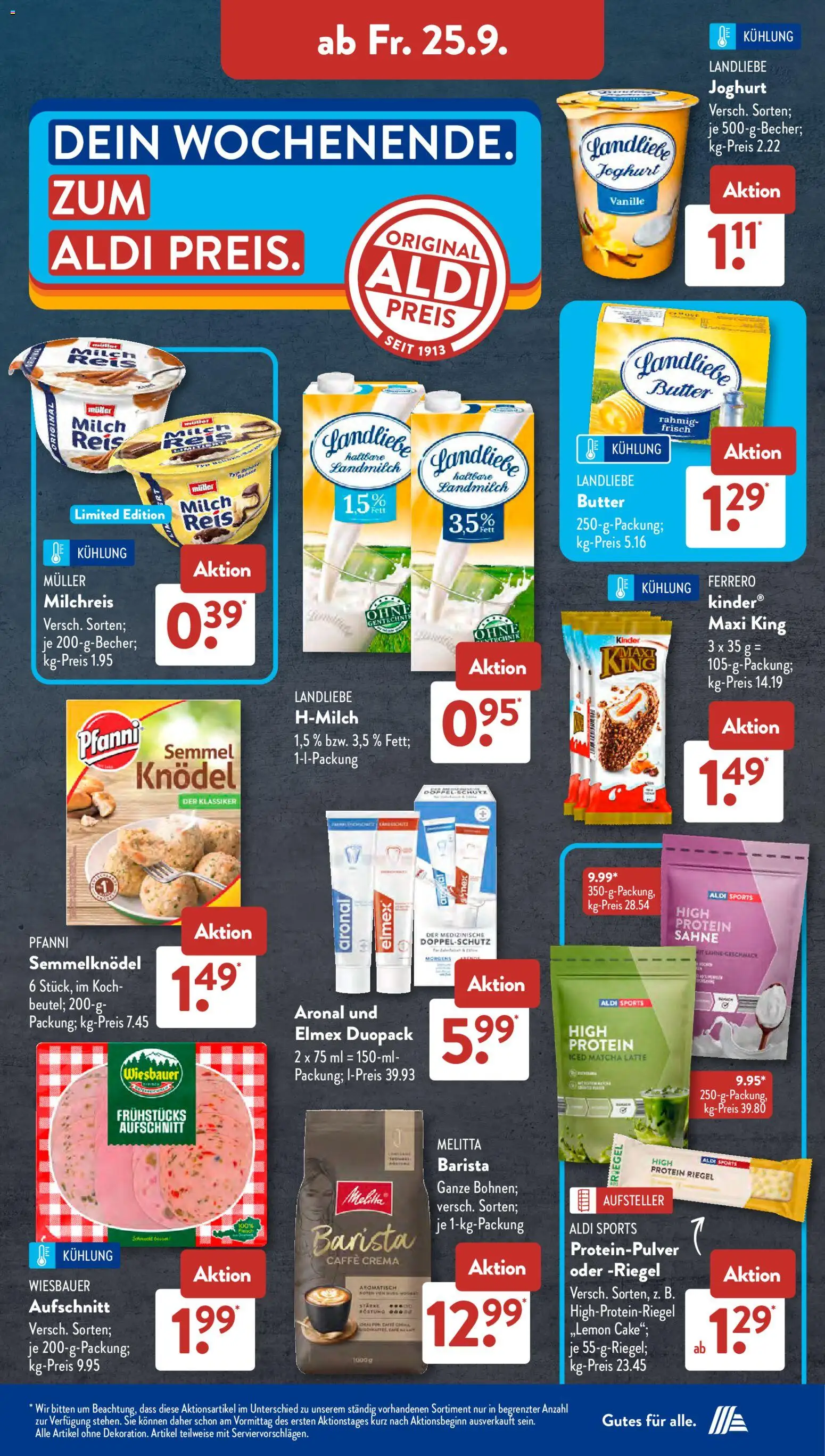 Vorschau von dem Prospekt des Geschäftes Aldi Süd, gültig ab dem 21.09.2026 - Orangensaft