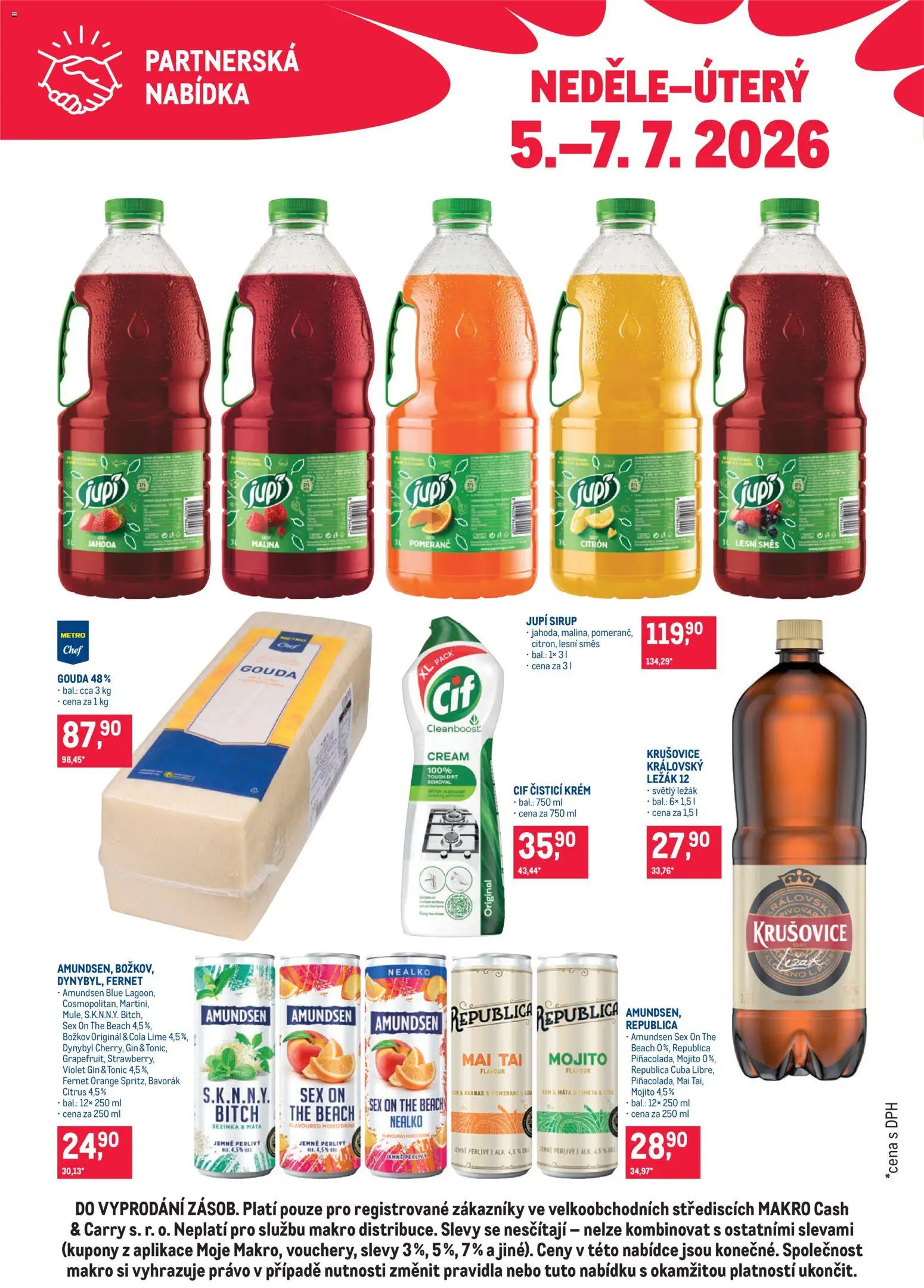 Náhled nabídky: Makro Makro leták - Partnerská nabídka platný od 05.07.2026