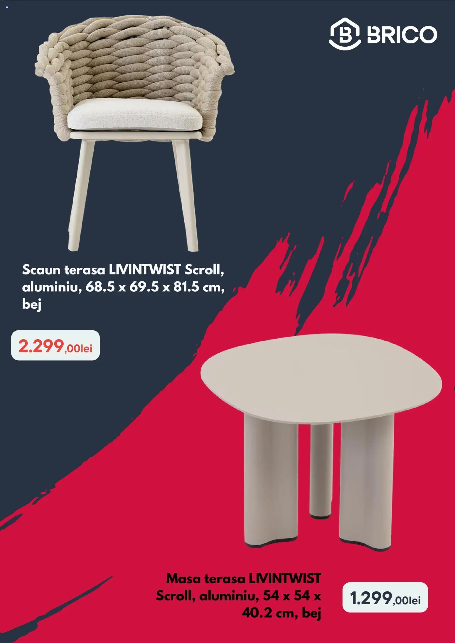 Previzualizarea de cataloage: Brico Depot Brico Depot Catalog valabil de la 01.10.2026 - Masă, Scaun