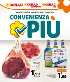 Anteprima dell'opuscolo Conad volantino Convenienza Più Campania dal negozio Conad valido da 14/10/2026