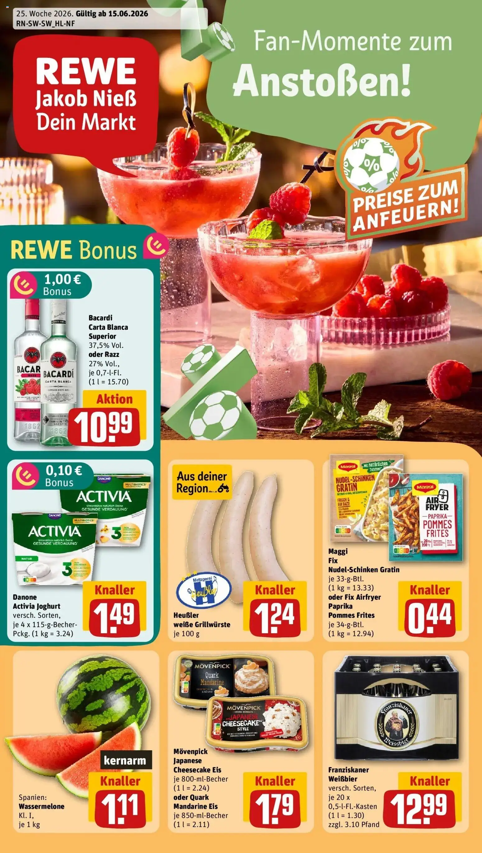 Vorschau von dem Prospekt des Geschäftes Rewe, gültig ab dem 14.06.2026