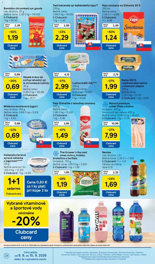 Nový Tesco leták od 09.09.