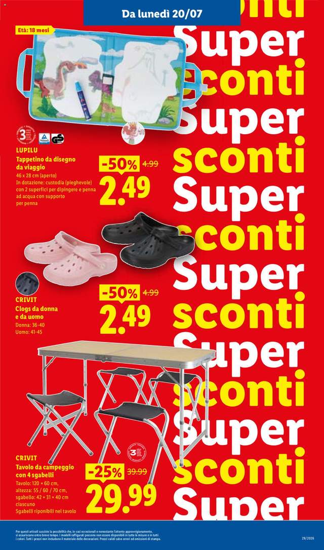 Nuovo volantino Lidl dal 16/07