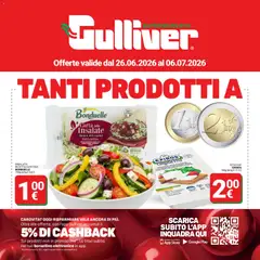 Anteprima dell'opuscolo Gulliver volantino dal negozio Gulliver valido da 26/06/2026