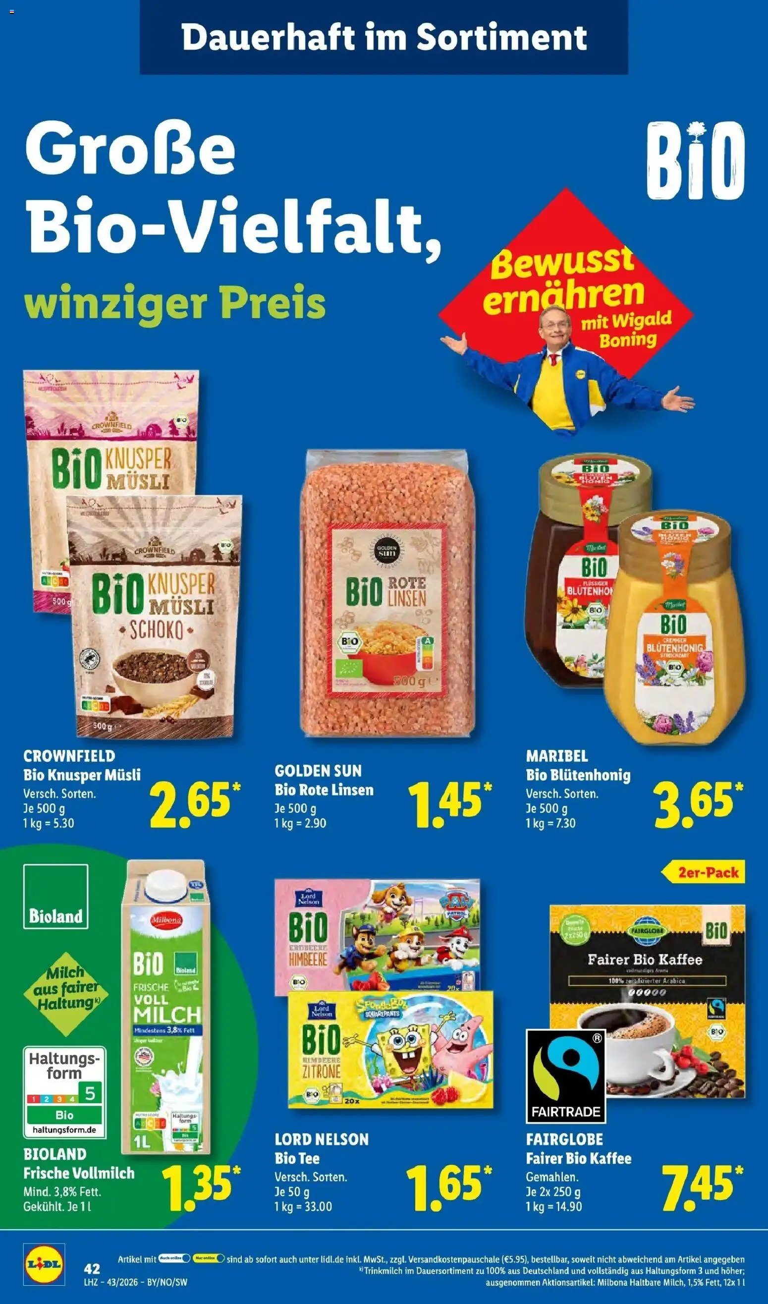 Vorschau von dem Prospekt des Geschäftes Lidl, gültig ab dem 19.10.2026