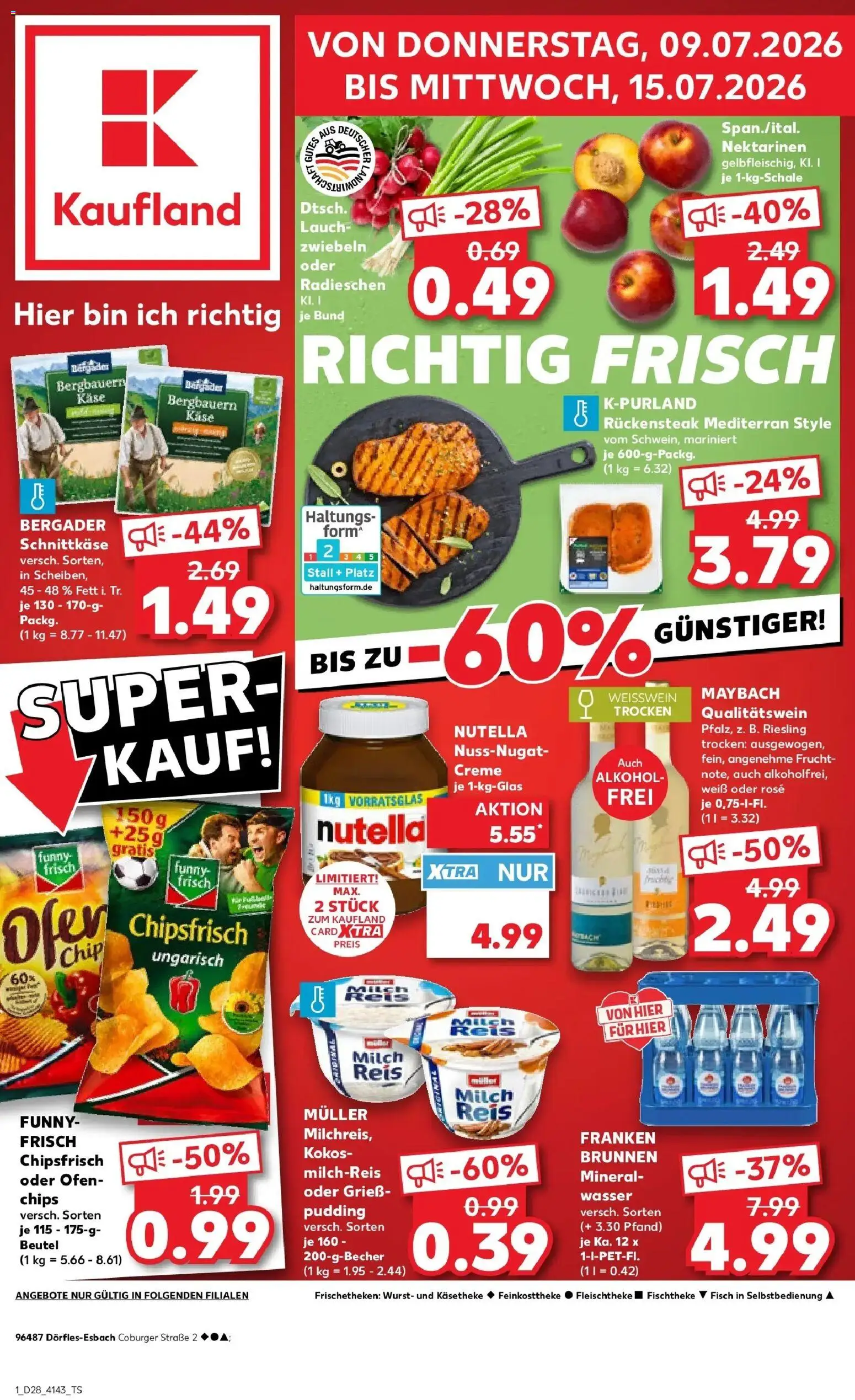 Vorschau von dem Prospekt des Geschäftes Kaufland, gültig ab dem 09.07.2026