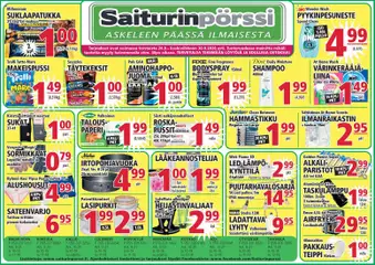 Kaupan Saiturinpörssi Saiturinpörssi tarjoukset esikatselu, voimassa 24/09/2026
