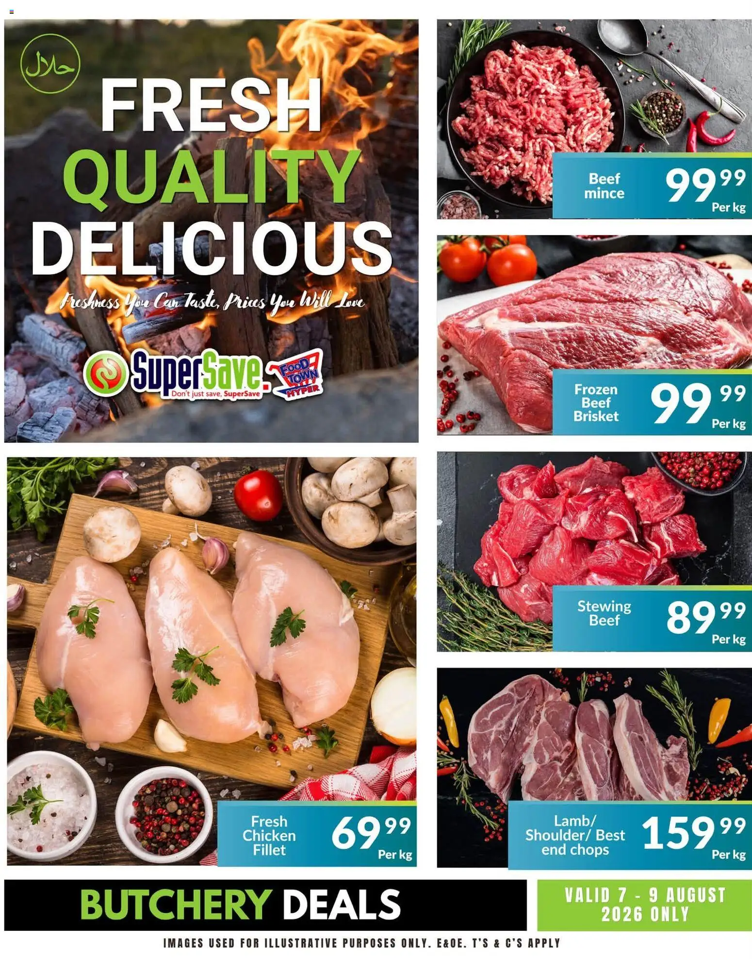 Preview of Super Save flyer valid from 07/08/2026 - Chicken, Beef, Fillet