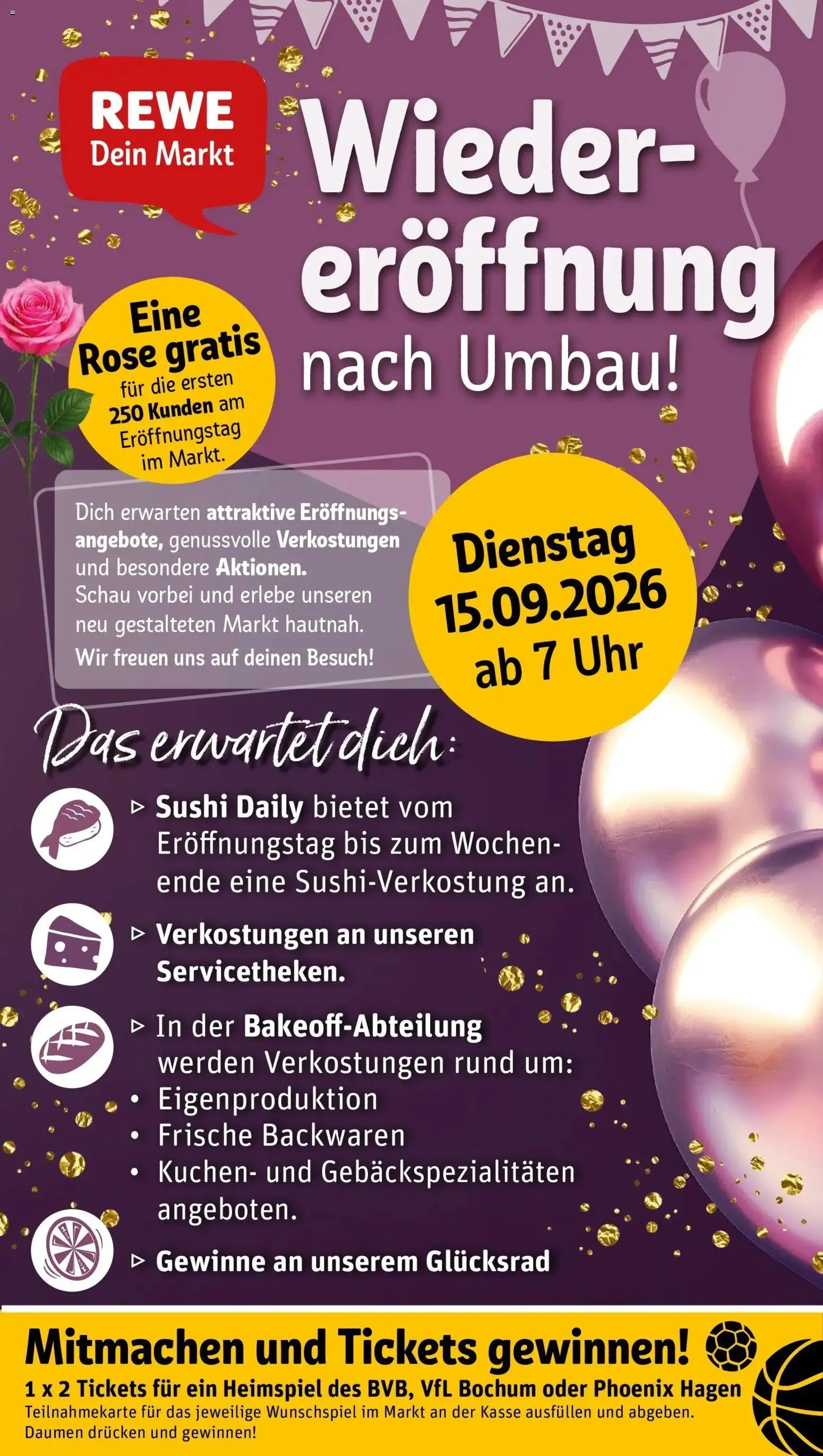 Vorschau von dem Prospekt des Geschäftes Rewe, gültig ab dem 14.09.2026