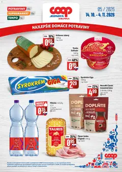 Náhľad COOP Jednota letáku platného od 14.10.2026