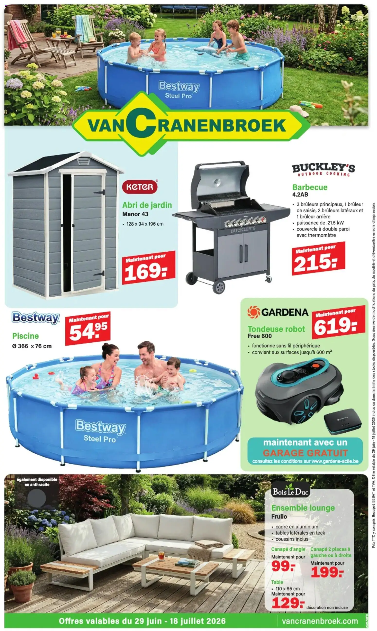 Voorbeeld van Van Cranenbroek Publicité van winkel Van Cranenbroek geldig vanaf 29/06/2026