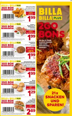 Vorschau der Angebote: Billa Billa 2Go Bons gültig ab 07.04.2026