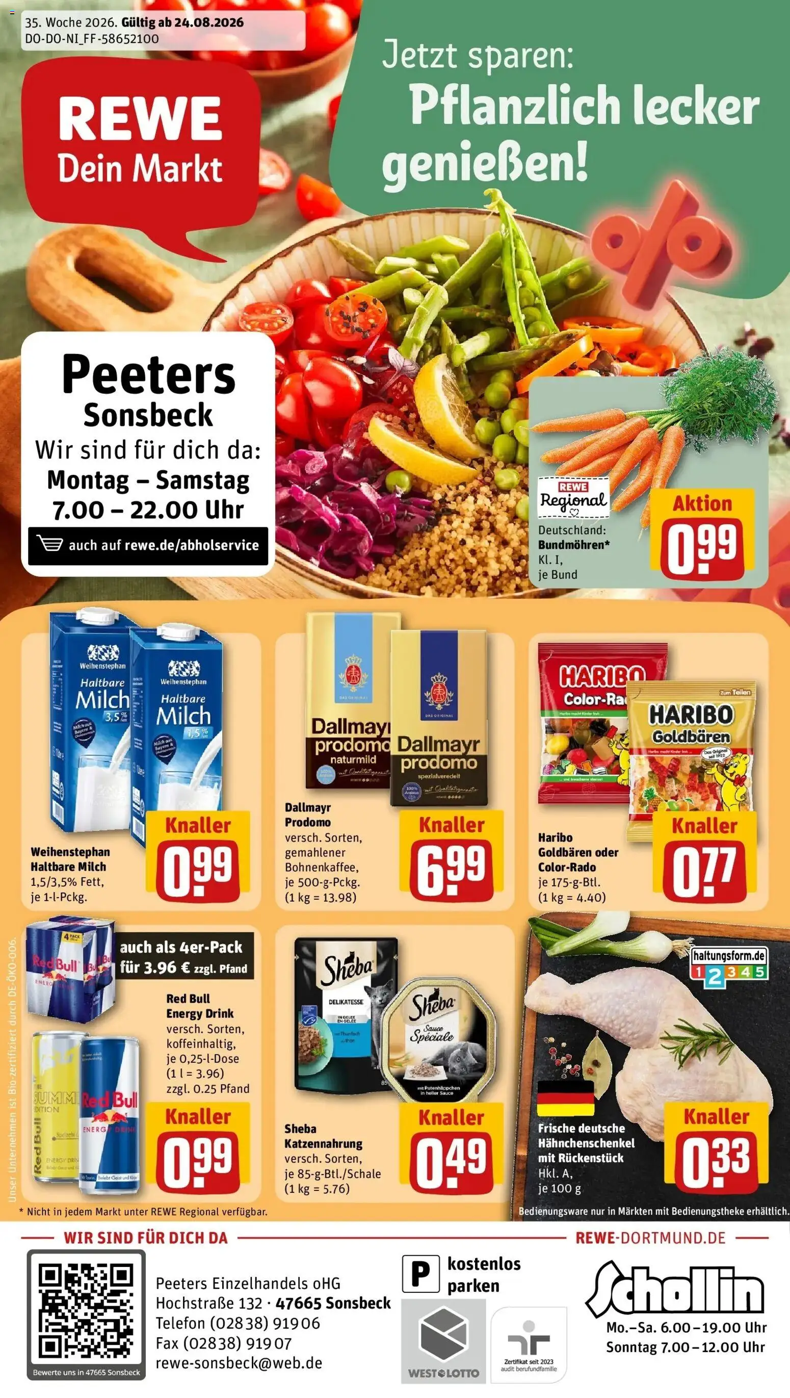 Vorschau von dem Prospekt des Geschäftes Rewe, gültig ab dem 24.08.2026