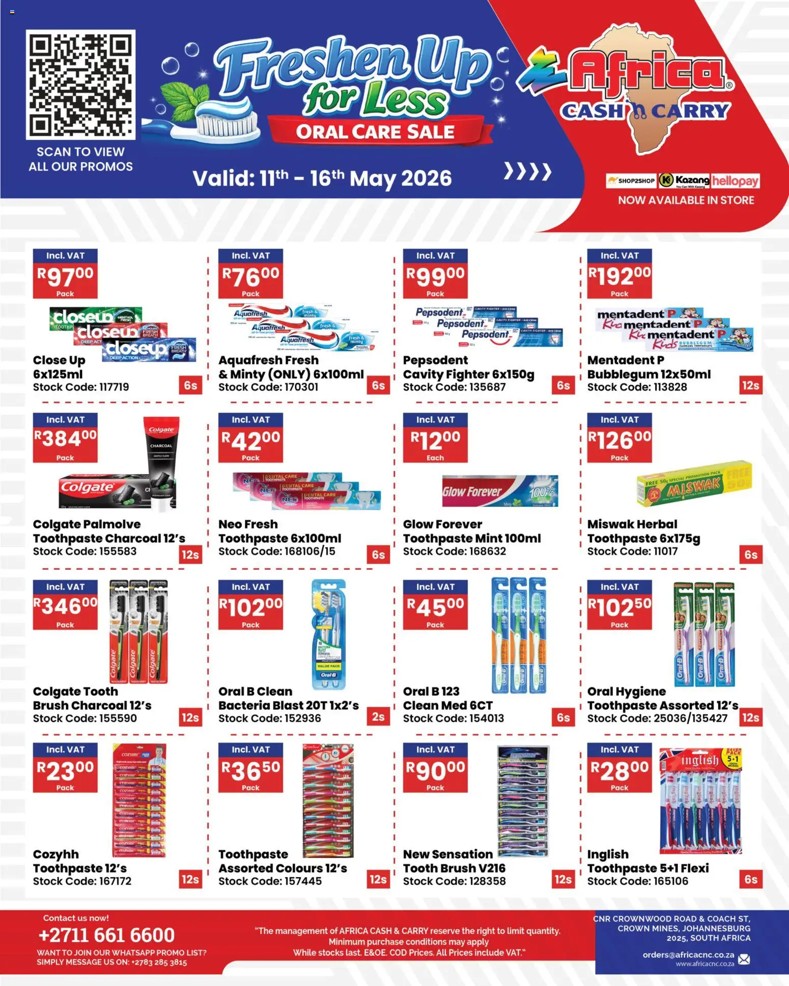 Preview of Africa Cash & Carry flyer valid from 11/05/2026