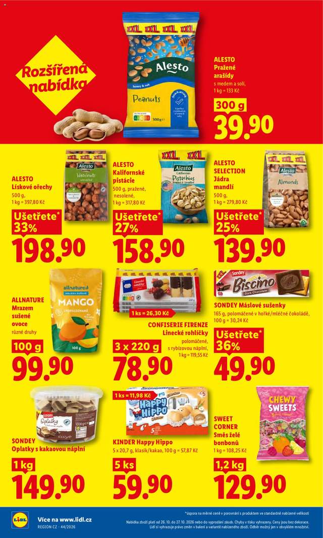 Nový Lidl leták od 26.10.