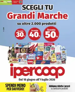Anteprima dell'opuscolo Ipercoop volantino Milano dal negozio Ipercoop valido da 18/06/2026