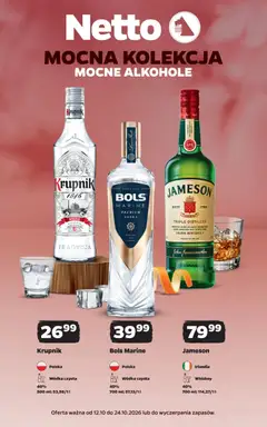 Pogląd gazetki "Netto gazetka - Mocne alkohole" ze sklepu Netto ważnej od 12.10.2026