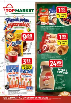 Pogląd gazetki "Top Market gazetka" ze sklepu Top Market ważnej od 27.08.2026
