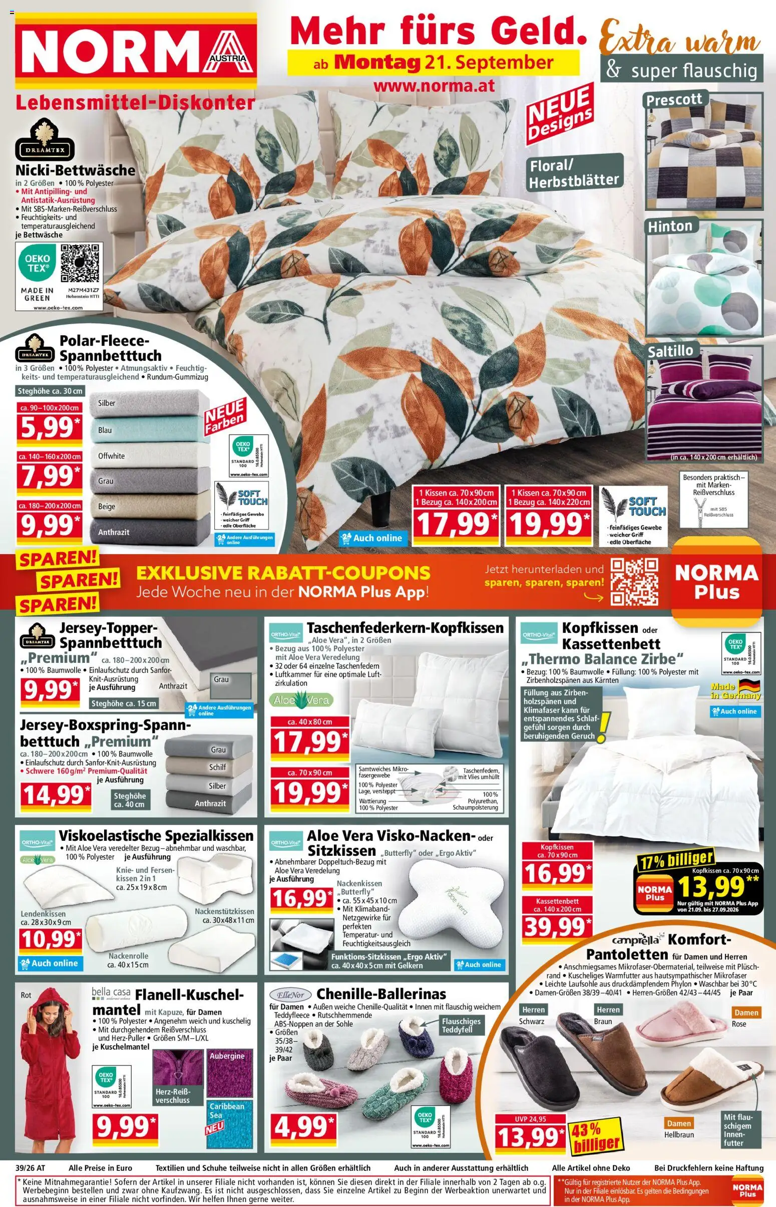 Vorschau der Angebote: Norma Norma Flugblatt gültig ab 21.09.2026
