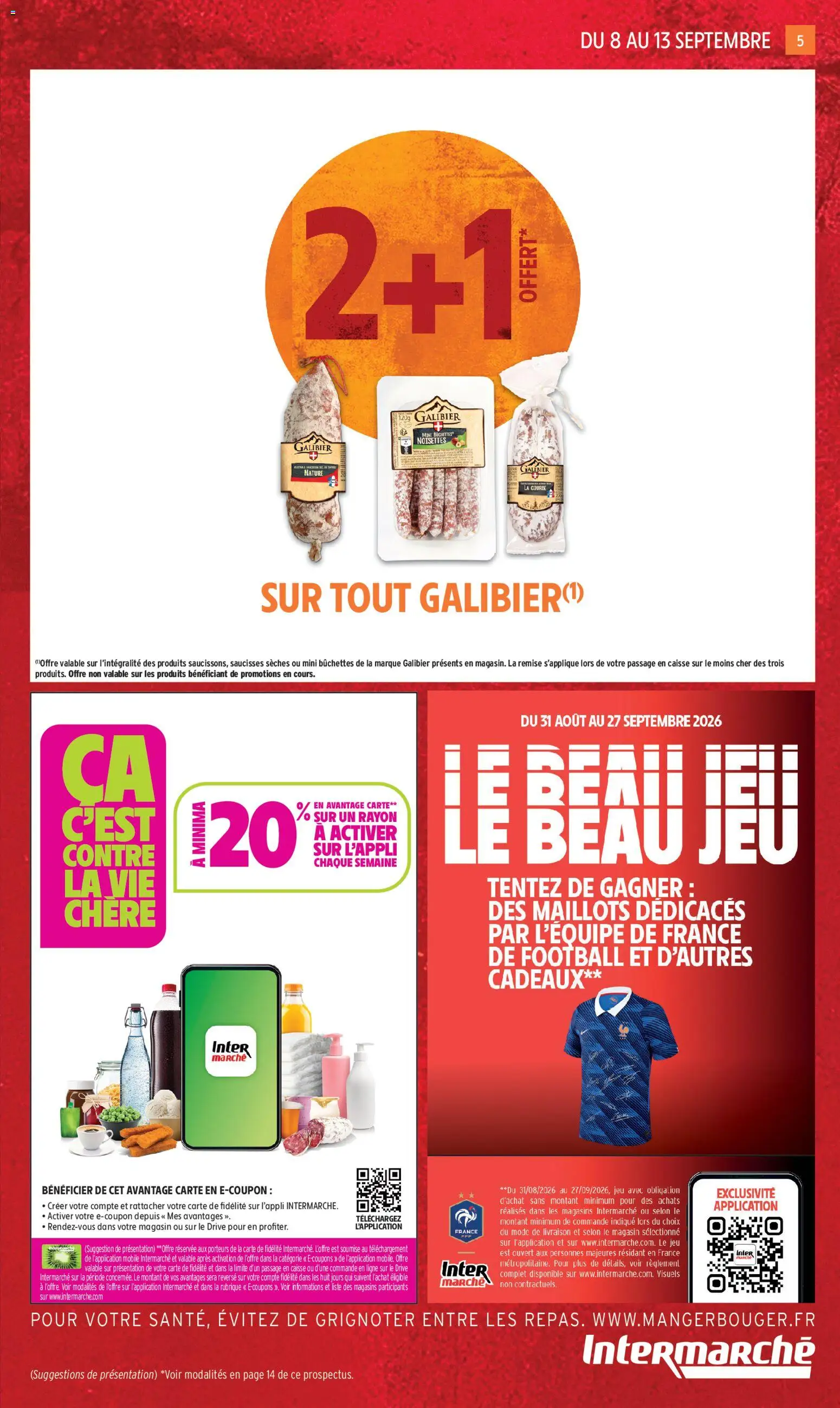 Prévisualisation de Intermarché - C'est notre anniversaire du magasin Intermarché formulaire valide 08/09/2026 - Saucisses, Noisettes