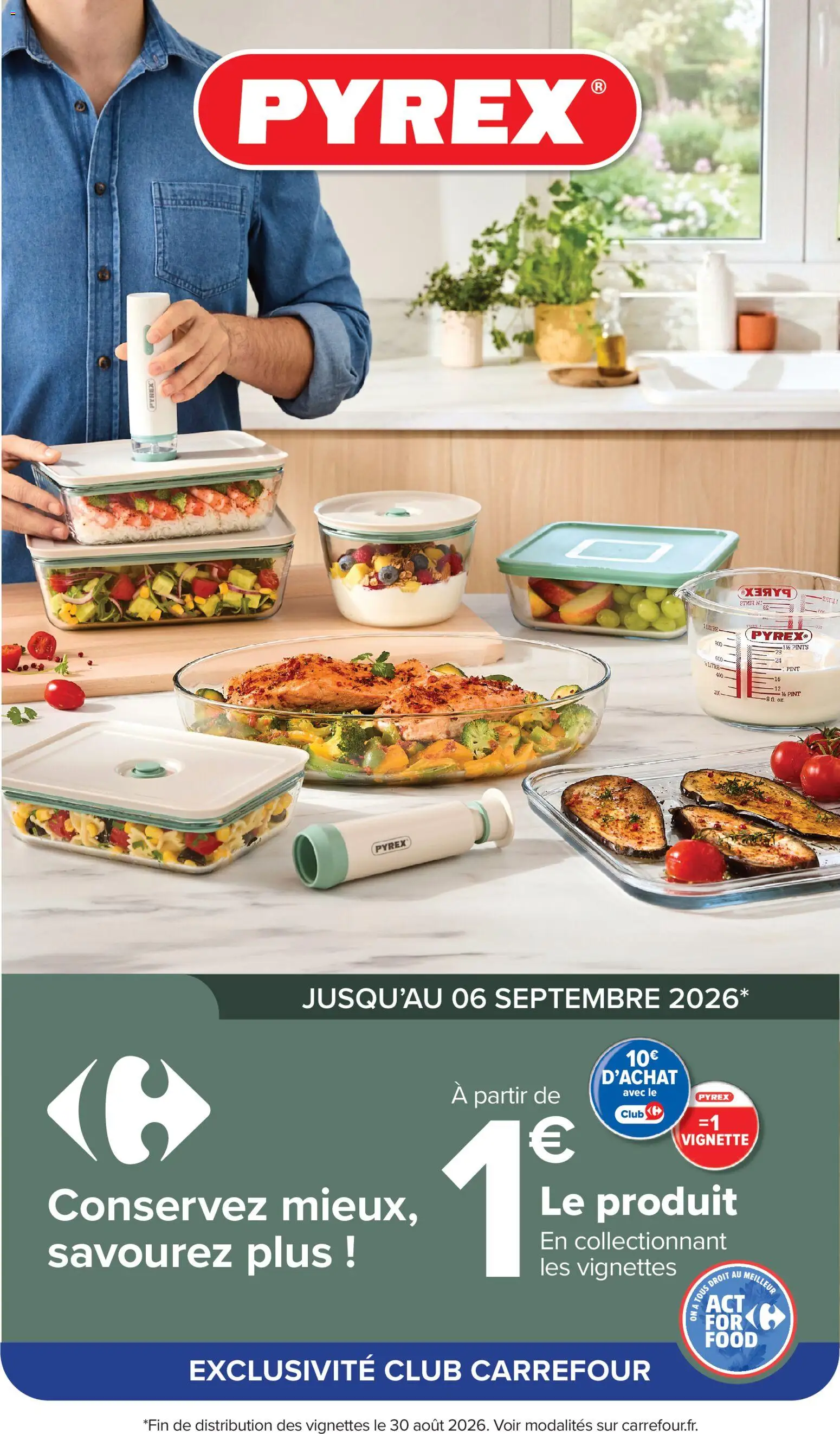 Prévisualisation de Carrefour Market Vignette pyrex du magasin Carrefour Market formulaire valide 01/07/2026