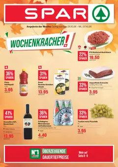 Vorschau des Merkblatts SPAR aktionen vom Shop SPAR gültig von 01.10.2026 bis 07.10.2026